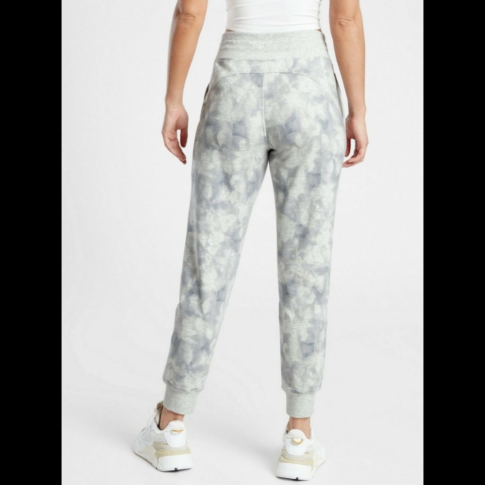 Athleta Serene Light Gray Drawstring Waistband Ba… - image 3